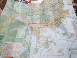 Espoo / Esbo / Kauniainen opaskartta - guidekarta Esbo / Grankulla 1994