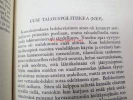 Neuvostoliitto - Kulisseja ja taustaa -saksalainen, vielä voitontoiveinen kirja, jossa esitellään Neuvostoliiton järjestelmää ja sen julmuuksia