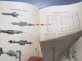 Pluto pneumatic tools - The Pluto Line of Pneumatic Tools - paineilmatyökalujen kuvitettu luettelo