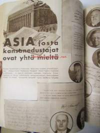 Kansan Kuvalehti 1933 osa I nr 27-52 -sidottu vuosikerta