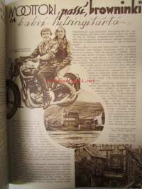 Kansan Kuvalehti 1933 osa I nr 27-52 -sidottu vuosikerta