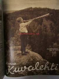 Kansan Kuvalehti 1933 osa I nr 27-52 -sidottu vuosikerta