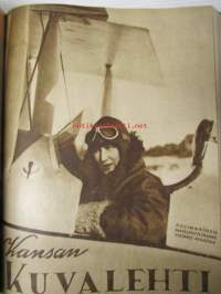 Kansan Kuvalehti 1931 osa I-II nr 1-52 -sidottu vuosikerta