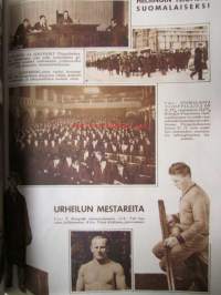 Kansan Kuvalehti 1931 osa I-II nr 1-52 -sidottu vuosikerta