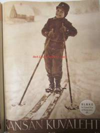 Kansan Kuvalehti 1931 osa I-II nr 1-52 -sidottu vuosikerta