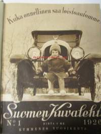 Suomen Kuvalehti 1926 osat I-II -sidottu vuosikerta