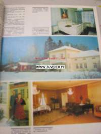 Avotakka 1975 nr 1, Virpi, Jukka ja Nina Nystenin koti (Virpi Miettinen), valaisimet, Heidi, Anja ja Kalevi Walleniuksen yksiössä Pietarinkadulla, Katso