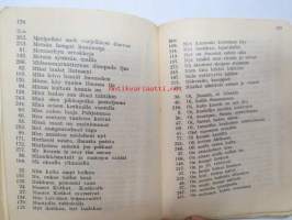Laulun siivin - Suomen Sosiaalidemokraattinen Nuorisoliitto / Nuorten Kotkain Keskusliitto -laulukirja + lisä osa, liimattuna Kiljavan ja Pajulahden paperitarrat