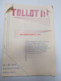 Töllötin - 14-20.1959 Pajulahti - Nuoret Kotkat Keskusliitto (vetäjinä Pöysälä ja Hentula) kasvatusopillinen kurssi - oppilaiden kurssijulkaisu (moniste)