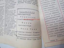 Töllötin - 14-20.1959 Pajulahti - Nuoret Kotkat Keskusliitto (vetäjinä Pöysälä ja Hentula) kasvatusopillinen kurssi - oppilaiden kurssijulkaisu (moniste)