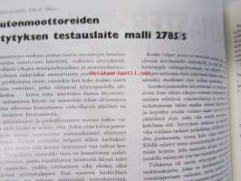 Suomen Autolehti 1960 nr 8, sis. mm. seur. artikkelit / kuvat / mainokset; Bluebird - Maailman nopein auto suola-aavikolla, katso sisältö kuvista tarkemmin.