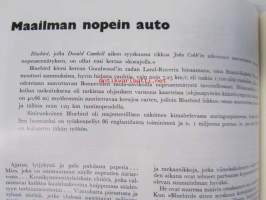 Suomen Autolehti 1960 nr 8, sis. mm. seur. artikkelit / kuvat / mainokset; Bluebird - Maailman nopein auto suola-aavikolla, katso sisältö kuvista tarkemmin.