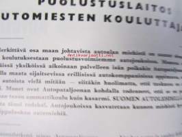 Suomen Autolehti 1960 nr 8, sis. mm. seur. artikkelit / kuvat / mainokset; Bluebird - Maailman nopein auto suola-aavikolla, katso sisältö kuvista tarkemmin.