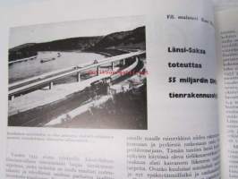 Suomen Autolehti 1960 nr 8, sis. mm. seur. artikkelit / kuvat / mainokset; Bluebird - Maailman nopein auto suola-aavikolla, katso sisältö kuvista tarkemmin.