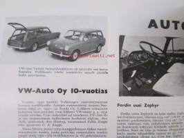 Suomen Autolehti 1962 nr 5, sis. mm. seur. artikkelit / kuvat / mainokset; Auto-uutuuksia Skoda Octavia Combi - Neckar Europa Spezial - Ford Zephyr, katso sisältö