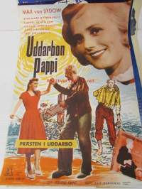 Uddarbon pappi - Prästen i Uddarbo, pääosissa Max von Sydow, Ann-Mari Gyllensspetz, Anders Henrikson, Holger Löwenadler, Georg Rydeberg, Erik Strandmark, ohjaus