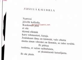 Hiidentyven. Runoja. 1984. 1. painos.  Kokoelma käsittää viisitoista runosarjaa.