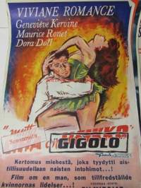 Gigolo, pääosissa Viviane Romance, Genevieve Kervine, Maurice Ronet, Dora Doll -elokuvajuliste