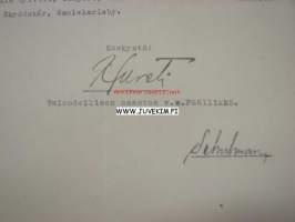 Suojeluskuntain Yliesikunta 19.12.1922 -asiakirja