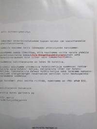 Sihteeriyhdistys - Sekreterarföreningen ry. 25-vuotisjuhlamatrikkeli 28.11.1985