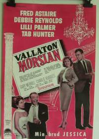 Vallaton morsian / Elokuva vuodelta 1961. Ohjaaja: George Seaton. Pääosissa: Debbie Reynolds, Fred Astaire, Lilli Palmer -elokuvajuliste