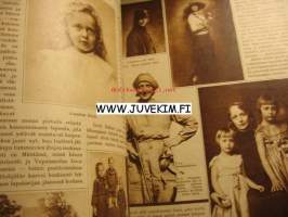 Suomen Kuvalehti 1931 nr 35. Aukeaman juttu ja kahdeksan valokuvaa: Heidi Blåfield Suomen näyttämön kaunis lapsi, v. 1931. Juselius -mausoleumin restaurointia
