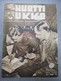 Hurtti Ukko / Hurttiukko 1940 nr 4 syyskuu - Suomen sodan 1939-1940 sankaritarinoita, sis. mm. seur. artikkelit; Kunniamerkki Frithiof Rautjärvi, Tapsia,tapsia JR65