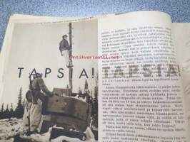 Hurtti Ukko / Hurttiukko 1940 nr 4 syyskuu - Suomen sodan 1939-1940 sankaritarinoita, sis. mm. seur. artikkelit; Kunniamerkki Frithiof Rautjärvi, Tapsia,tapsia JR65