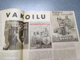 Hurtti Ukko / Hurttiukko 1940 nr 4 syyskuu - Suomen sodan 1939-1940 sankaritarinoita, sis. mm. seur. artikkelit; Kunniamerkki Frithiof Rautjärvi, Tapsia,tapsia JR65