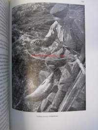 Meidän Maa, Suomi sanoin ja kuvin, kohokuvioitu kokonahkainen (punainen) loistosidos - painettu numeroituna 1600 kappaletta Turun Chromopaperitehdas Oy:n