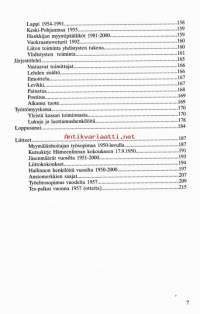 Kaupan esimiesten viisi vuosikymmentä 1950-2000.