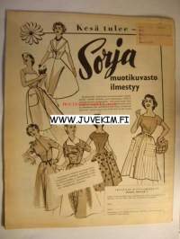 Suomen Kuvalehti 1955 nr 18, mitä Laatokan Karjalassa tapahtuu? Halsti:Kun Saksa antautui.