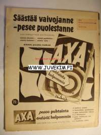 Suomen Kuvalehti 1955 nr 12,  Ellinor Ivalo, Toivo Takki, Kuula, Sailo, Tuomi, Merikanto - taiteilijoita toisessa polvessa. Miltä tuntuu syntyä kuuluisan isän