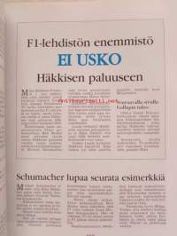 Tuskien Grand Prix Raportti maailmanmestari Mika Hälkkisen Formula 1 -kilpailukaudesta