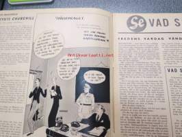 Se - Den svenska bildtidningen 1940 nr 24-25, ur innehål bl.a. Fredens vardag vänder åter till Finland, Djungelns lag råder på haven, Folkvandring (i Finland)