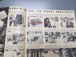 Se - Den svenska bildtidningen 1940 nr 24-25, ur innehål bl.a. Fredens vardag vänder åter till Finland, Djungelns lag råder på haven, Folkvandring (i Finland)