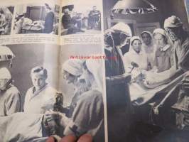 Se - Den svenska bildtidningen 1940 nr 24-25, ur innehål bl.a. Fredens vardag vänder åter till Finland, Djungelns lag råder på haven, Folkvandring (i Finland)