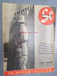 Se - Den svenska bildtidningen 1940 nr 24-25, ur innehål bl.a. Fredens vardag vänder åter till Finland, Djungelns lag råder på haven, Folkvandring (i Finland)