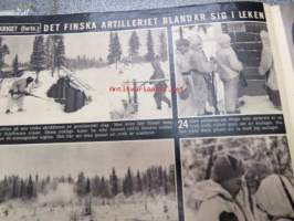 Se - Den svenska bildtidningen 1940 nr 20, ur innehål bl.a.; Spökpatrullerna gå till anfall genom vita ödemarker, Massor av ryssar i den stora skogen men de