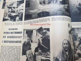 Se - Den svenska bildtidningen 1941 nr 29, ur innehål bl.a.; Finlandskrig i nya unika bilder - Helsingfors - Ryska nattbomber på skräckvisit i bostadskvarer -