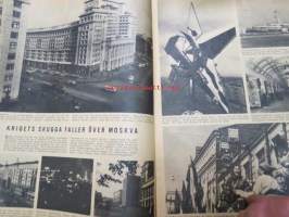 Se - Den svenska bildtidningen 1941 nr 27, ur innehål bl.a.; Finland härjas åter av bomber, Den tyska krigsmaskinen rullar mot öster, Ryssarnas första