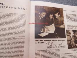 Hopeapeili 1944 nr 1 tammikuu, sis. mm. seur. artikkelit / kuvat / mainokset; Kansikuva majurinrouva Irma Puustinen ja pikku Tarja - miehensä on Mannerheimristin