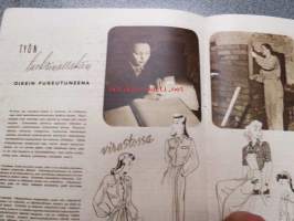 Hopeapeili 1944 nr 1 tammikuu, sis. mm. seur. artikkelit / kuvat / mainokset; Kansikuva majurinrouva Irma Puustinen ja pikku Tarja - miehensä on Mannerheimristin