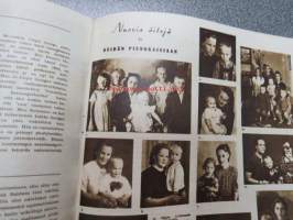 Hopeapeili 1944 nr 1 tammikuu, sis. mm. seur. artikkelit / kuvat / mainokset; Kansikuva majurinrouva Irma Puustinen ja pikku Tarja - miehensä on Mannerheimristin