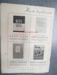 Hopeapeili 1944 nr 1 tammikuu, sis. mm. seur. artikkelit / kuvat / mainokset; Kansikuva majurinrouva Irma Puustinen ja pikku Tarja - miehensä on Mannerheimristin