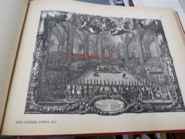 Svensk Pantheon - Porträtt och historiska planscher efter gravyrer -Ruotsin suurvaltakauden aikaisten merkkihenkilöitten ja tapahtumien kuvia