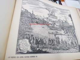 Svensk Pantheon - Porträtt och historiska planscher efter gravyrer -Ruotsin suurvaltakauden aikaisten merkkihenkilöitten ja tapahtumien kuvia