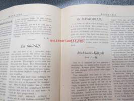 Makkabé 1945 nr 1, 2-3, 4-5 - 1946 1-2, &quot;J.I.F Makkabé 1920-1945 historiikki -yhteissidos (Judiska Idrottsförening Makkabé)