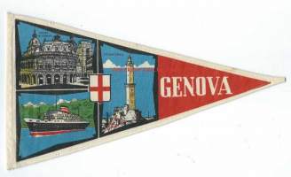 Genova  - matkailuviiri  ,  n 28 x 15 cm