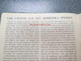 Hatikwah 1935-36 -yhteensidotut vuosikerrat, suomalainen juutalaisyhteisön lehti, ruotsin- ja suomenkielinen